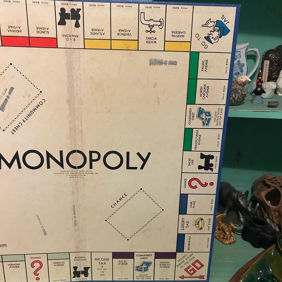 Vintage 1946 Monopoly Game Complete Wooden Pieces Board - Picture 7 of 10